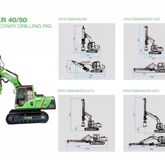 Alat Rig BORED PILE – Rotary Drilling Rig KR40-50A – Alat Berat Wheel Loader ...